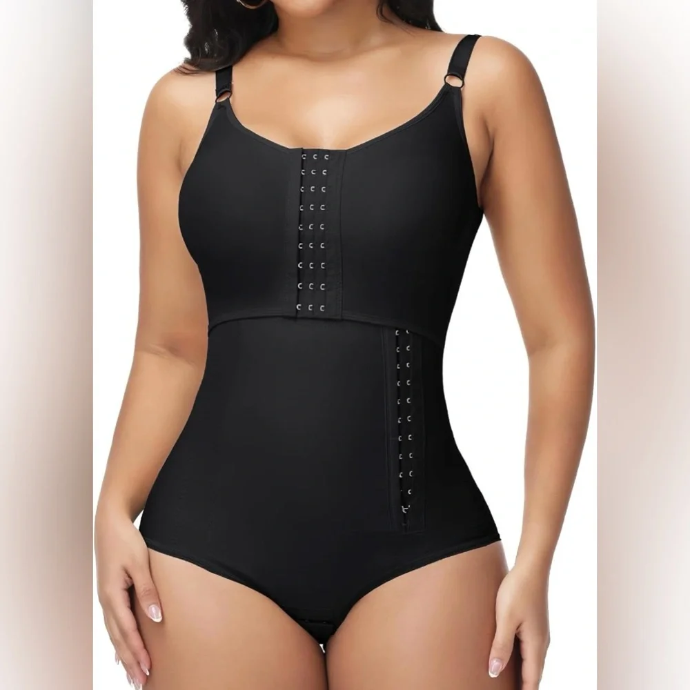 NWOT Shapshe - Black Fajas Shapewear Bodysuit - Picture 1 of 16